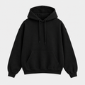 Regular Fit Black Hoddie