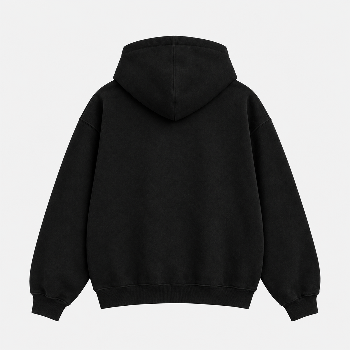 Regular Fit Black Hoddie