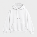 Regular Fit White Hoodie