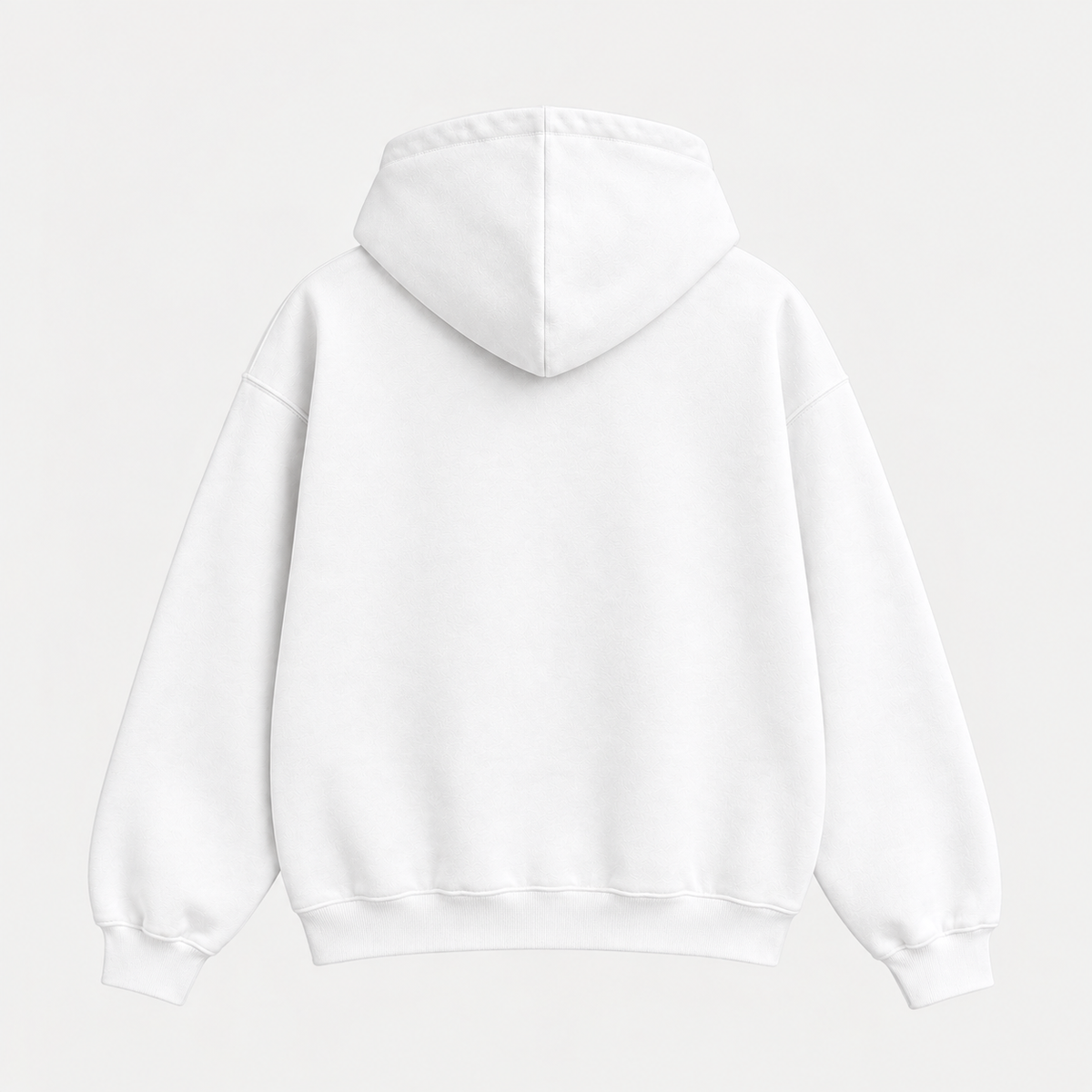 Regular Fit White Hoodie