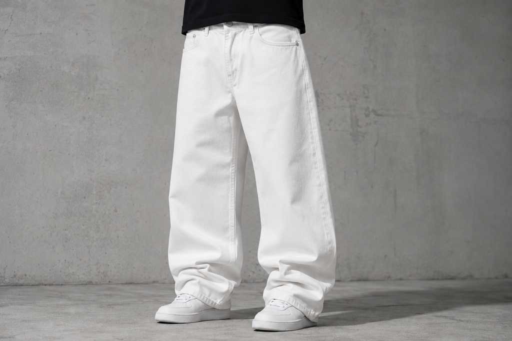 White Baggy Jeans
