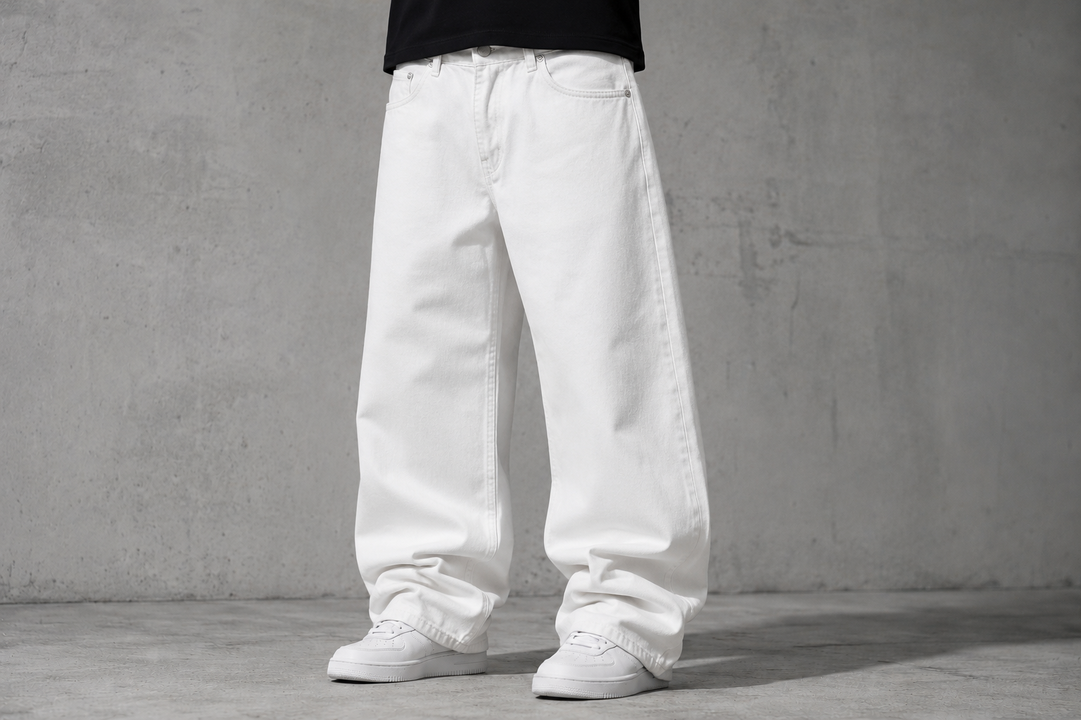 White Baggy Jeans